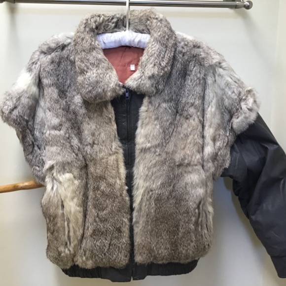 Rabbit fur jacket/vest - Picture 3 of 3